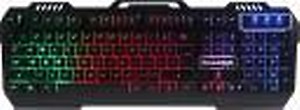 Cosmic Byte CB-GK-02 Corona Wired Gaming Keyboard, 7 Color RGB Backlit with Effects, Anti-Ghosting (Black) price in India.