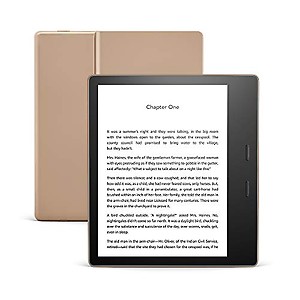 Kindle Oasis (10th Gen) - Now with adjustable warm light, 7" Display, 32 GB, WiFi (Champagne Gold) price in India.