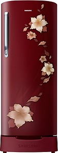 SAMSUNG 192 L Direct Cool Single Door 2 Star Refrigerator with Base Drawer(Star Flower Red, RR19N1822R2-HL/ RR19R2822R2-NL) price in India.