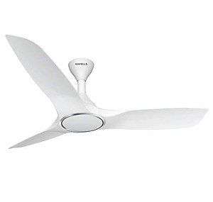 Havells 1250mm Stealth Underlight Ceiling Fan | Remote Controlled, Aerodynamic blades for silent operation, High Air Delivery | Embedded Color Changeable LED, Dust Resistant | (Pack of 1, Pearl White) price in India.