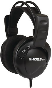 Koss UR-20 Wired Over The Ear Headphone Without Mic (Black) price in .