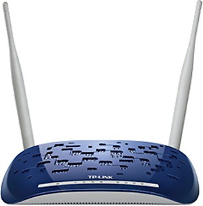 TP-LINK TD-W8960N V6 300 Mbps Wireless N ADSL2+ Modem Router(Blue, Single Band) price in India.
