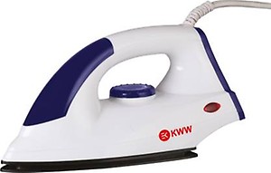 KWW OREO 1000W Dry Iron with Non-Stick Coated Sole Plate | Instant Heating | Multiple Temperature Levels | 360° Swivel Cord | ISI Approved | Shock Proof and 2 Years Warranty (Mint Green) price in India.