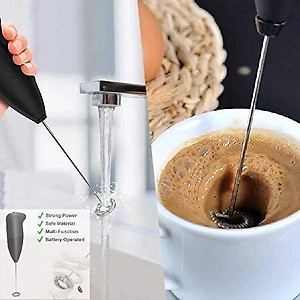 Electric Handheld Milk Wand Mixer Frother for Latte Coffee Hot Milk, Milk Frother for Coffee, Egg Beater, Hand Blender, Coffee Beater price in India.