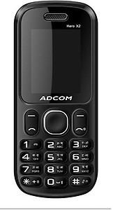 ADCOM X2 (HERO) DUAL SIM MOBILE-BLACK RED price in India.