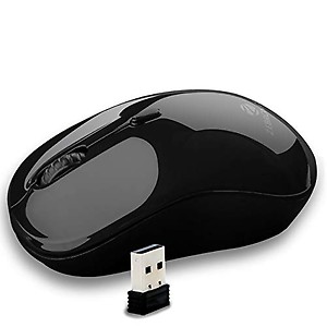 Zebronics Shine Wireless Optical Mouse - 2.4GHz with USB Nano Receiver,1600 DPI, 4 Buttons, Clutter Free Plug & Play, for PC/Mac/Laptop (Black) price in India.