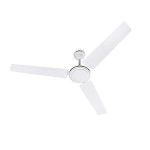 Lazer Sunny DLX White Color (Sweep-1200 mm, 410-RPM) 3 Blade Ceiling Fan price in India.