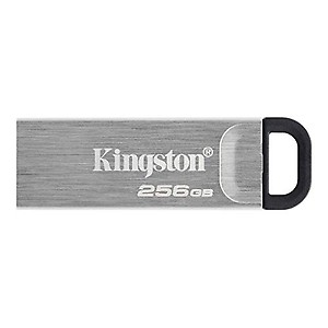 Kingston DataTraveler Kyson USB 3.2 Flash Drive 256 GB - Gen 1 with Stylish Capless Metal Case (DTKN/256GB) price in India.