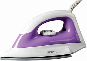SURYA Creaz 1000 W Dry Iron  (Purple, White) price in India.
