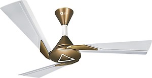 Orient Electric Orina Metallic Ivory-Olive 1200 mm 3 Blade Ceiling Fan  (White, Brown, Pack of 1) price in India.