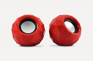 Zebronics Crystal - Red 2.0 Speaker price in India.