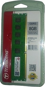Transcend JetRam DDR3 8 GB PC RAM (JM1600KLH-8G) price in India.