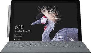 MICROSOFT Surface Pro Core m3 7th Gen 7Y30 - (4 GB/128 GB SSD/Windows 10 Pro) M1796 2 in 1 Laptop  (12.3 inch, Silver, 0.77 kg) price in India.