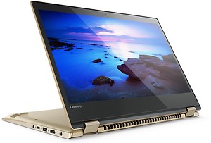 Lenovo Yoga 520 Core i3 8th Gen 8130U - (4 GB/1 TB HDD/Windows 10 Home) 520-14IKB 2 in 1 Laptop  (14 inch, Gold Metallic, 1.70 kg, With MS Office) price in India.