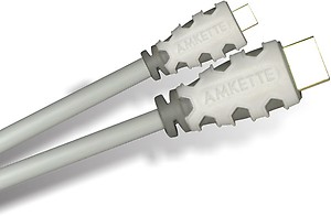 Amkette Micro HDMI High Speed Cable A-D 1.8m (White)