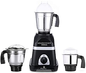 Gemini Triaa 1000W Mixer Grinder with 3 Stainless Steel Jars (1 Wet Jar, 1 Dry Jar and 1 Chutney Jar), Red.Make In India price in India.