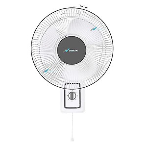Enamic UK Wall Fan Single Cord Control with Oscillation High Power Consumption || 3 Speed setting || Copper Winding Motor || Limited Edition || 12 Inch White || JU@836 price in India.