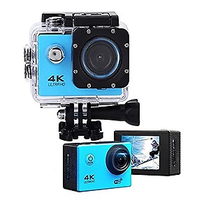 Texton Waterproof WiFi 16MP Full HD WiFi Sports Action Camera 170Wide FOV 30M Waterproof Camcorder Sports Camera for Vlogging price in India.