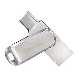 SanDisk Ultra Dual Drive Luxe USB Type-C 512GB, Metal Pendrive for Mobile (Silver) price in India.