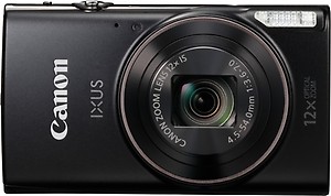 Canon IXUS 285 HS 20.2 MP Point & Shoot Camera 8GB card + Charger + Carry Case (Black) price in India.