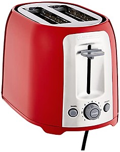 BLACK+DECKER 2-Slice Toaster, Red, TR1278RM price in India.