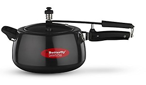 Butterfly Superb Plus Hard Anodised Pressure Cooker, 5 Litre price in India.