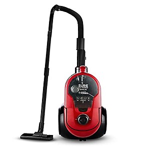 Eureka Forbes Supervac 1600 Watts Powerful Suction,bagless Vacuum Cleaner with cyclonic Technology,7 Accessories,1 Year Warranty,Compact,Lightweight & Easy to use (Red) price in India.