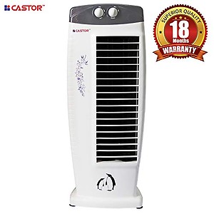 Castor Cool Breeze Tower Fan with 25 Feet Air Delivery, 4-Way Air Flow, High Speed,Anti Rust Body(4 Color) price in India.