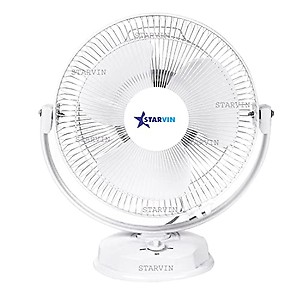 STARVIN Wall cum table fan 12 inch Model- White AP Smart Table fan with 3 speed control mood High Speed Copper Motor 300MM Table fan Make in India/LP@47 price in India.