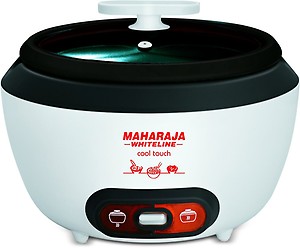 MAHARAJA WHITELINE Cool Touch Electric Rice Cooker  (1.8 L, White) price in India.