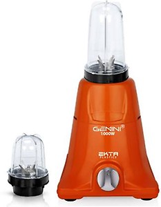 Gemini 1000-watts Mixer Grinder with 2 Bullets Jars (530ML and 350ML) EPMG459,Color Orange price in India.