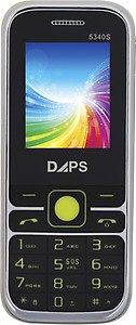 Daps 5340S Duals Sim Phone With 1.77 Inch Screen,Camera,Many languages Supported,Torch With 1 Year Warranty(Black Orange) price in India.