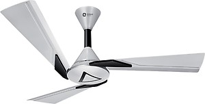 Orient Electric Orina Pearl White Black 1200 mm 3 Blade Ceiling Fan  (Pearl White-Black, Pack of 1) price in .