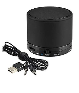 Cospex Bluetooth Mini S10 LED Light Enabled Speaker with TF Micro SD Memory Cards Slot FM Radio Aux Cable Functionality(with 2 Year Replacement Warranty) price in India.