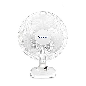 Crompton High Flo Neo High Speed 400 mm (16 inch) 50W Oscillating Pedestal Fan (KD White) price in India.