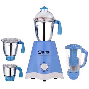 Sunmeet 750 Watts Since 1984 Mixer Grinder With 4 Jar Set Factory Outlet price in India.