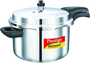 Prestige Deluxe Alpha Stainless Steel Pressure Cooker, 8 Litres
