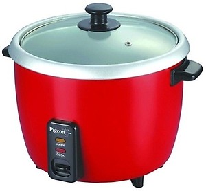 Pigeon Joy 1.0 Ltr. SDX Electric Rice Cooker  (1 L, Red) price in India.