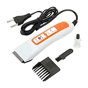 HOVR® Professional Electric Beard Hair Trimmer For Men (White Orange) price in .