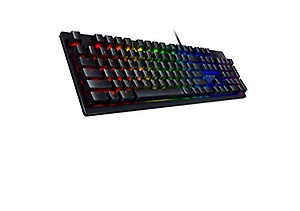 Razer Huntsman Mechanische Tastatur Gaming Opto-mechanischer Schalter 104 Tasten RGB-Hintergrundbeleuchtung Wired Keyboard Pink price in India.