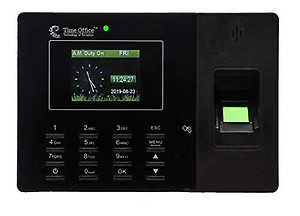 Team Office Fingerprint and Card Based Attendance System with Excel Report from Device(Black) (Finger+Card) price in India.