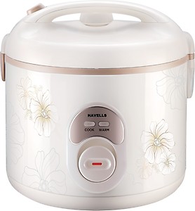 Havells MAX COOK 1.8 OL Electric Rice Cooker with Steaming Feature (1.8 L) price in India.