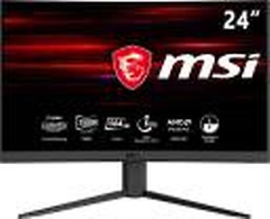 MSI Optix G24C4 Curved Gaming Monitor | 23.6 Inch (60 Cm) 1920 X 1080 Pixels | 1ms Response Time, 144Hz | AMD Freesync | Anti-Flicker, Low Blue Light | Frameless Design | Anti-Glare Backit Led | Black price in India.