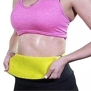Unisex Hot Body Shaper Neoprene Slimming Belt Tummy Control Shapewear, Stomach Fat Burner, Best Abdominal Trainer Workout Sauna Suit Weight Loss for Women & Men price in India.