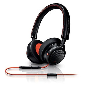 Philips Fidelio M1MKII Headphones with Mic (Black/Orange) price in India.