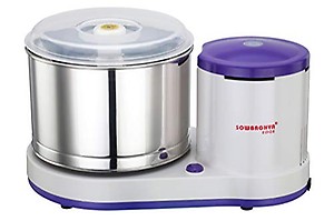 SOWBAGHYA Plastic Edge 2Ltr 150W Wet Grinder, Maroon Table Top Wet Grinder Machine | Heavy Duty Motor | Ideal For Your Kitchen | 2Ltr Wet Grinder For All Kinds Of Batter For South Indian Dishes price in India.