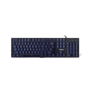 FINGERS Gleaming BlueLit Wired Backlit Keyboard (Spill Resistant | 3 Levels of Brightness | Works Well with Windows® | Mac | Linux) price in India.