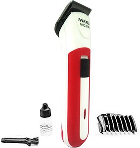 Maxel Rechargeable NHC-3788 Trimmer For Men (Red) price in India.