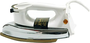 Kwality Plancha Dry Iron With Black & White Color price in India.