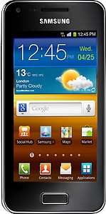 SAMSUNG Galaxy S Advance (Metallic Black, 16 GB)  (768 MB RAM) price in India.